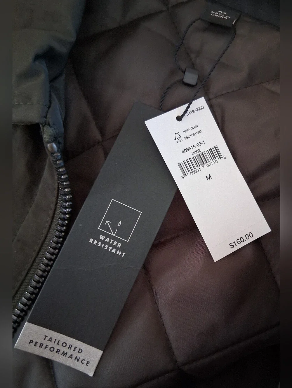 Banana Republic Men's Olive Green Bomber/Flight Jacket Sz M NWT